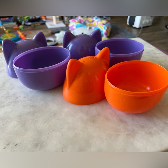 NEW- 3 EMPTY Squishmallow Mystery Capsules in Halloween colors purple and orange - Picture 4 of 5